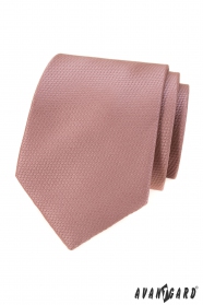 Staroružová kravata so štruktúrou