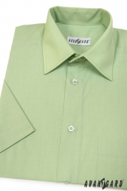 Pánska košeľa  krátky rukáv - V8-Zelená
