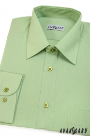 Pánska košeľa  dlhý rukáv - V8-Zelená