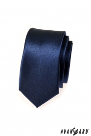 Úzka kravata SLIM pánska modrá