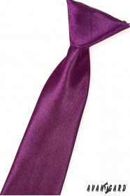 Chlapčenská kravata Aubergine