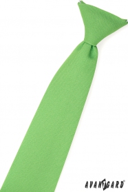 Chlapčenská kravata trávovo zelená