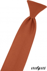 Škoricovo hnedá chlapčenská kravata