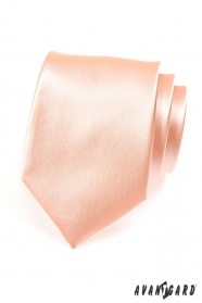 Pánska klasická kravata lososová