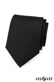 Pánska kravata LUX čierna matná