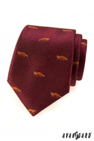 Bordó kravata - líška