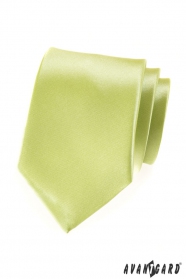 Pánska kravata limetková s leskom