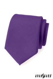 Fialová pánska kravata Avantgard