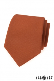 Škoricovo hnedá pánska kravata