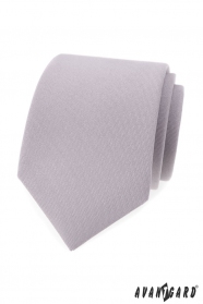 Svetlo šedá pánska kravata
