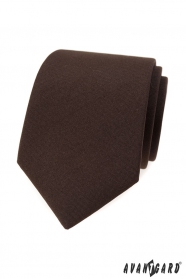 Pánska matne hnedá kravata