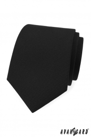 Matná čierna kravata