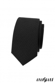 Čierna slim kravata
