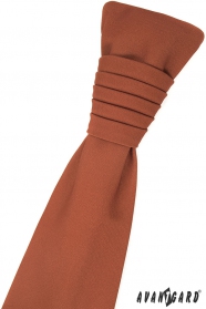 Škoricovo hnedá francúzska kravata