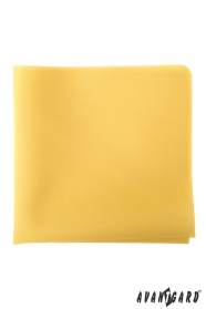 Žltá pánska vreckovka horčicovej farby