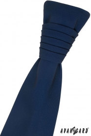 Tmavo modrá francúzska kravata