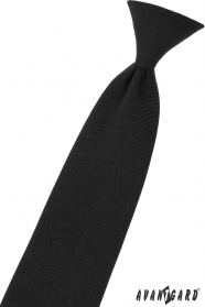 Čierna chlapčenská kravata 44 cm