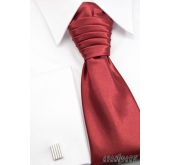 Bordó francúzska kravata jednofarebná - uni