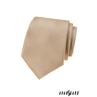 Béžová elegantná kravata