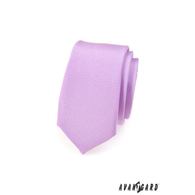 Svetlo fialová kravata Slim