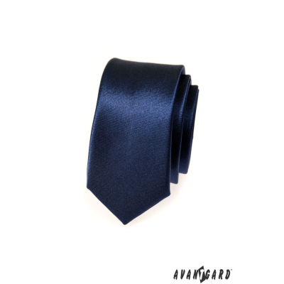 Úzka kravata SLIM pánska modrá