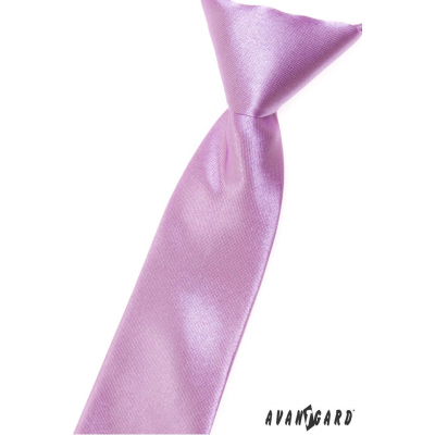 Chlapčenská kravata jemná lila
