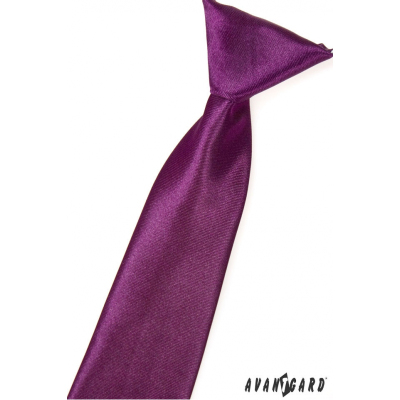 Chlapčenská kravata Aubergine