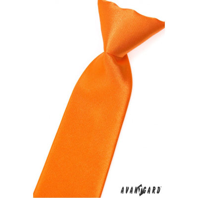 Oranžová chlapčenská kravata