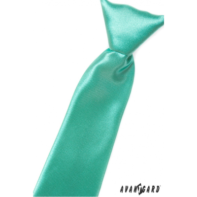 Mätovo sfarbená chlapčenská kravata