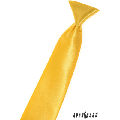 Výrazná žltá chlapčenská kravata