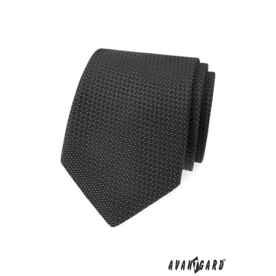 Šedá štruktúrovaná kravata Avantgard