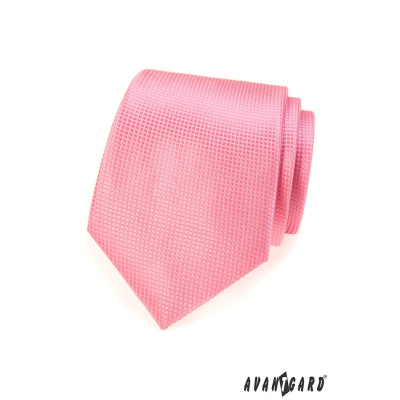 Ružová kravata pre mužov