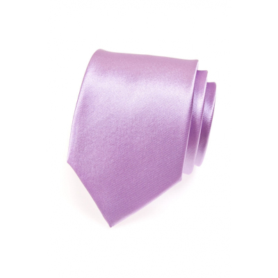Svetlá kravata v lila odtieni
