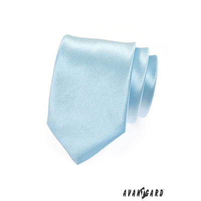 Pánska kravata svetlo modrá lesk