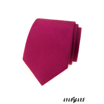 Pánska kravata v matnej bordovej farbe