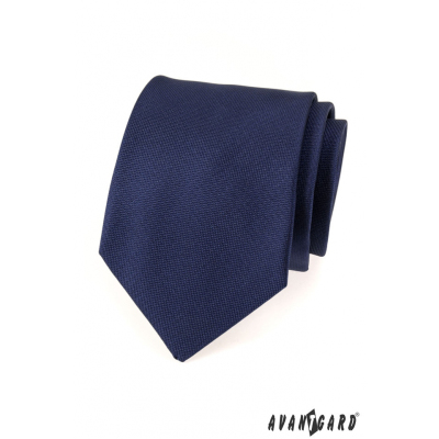 Tmavo modrá pánska kravata Avantgard