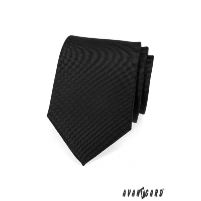 Pánska kravata LUX čierna matná
