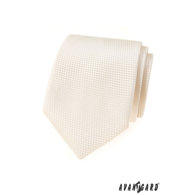 Smotanová štruktúrovaná kravata Avantgard Lux