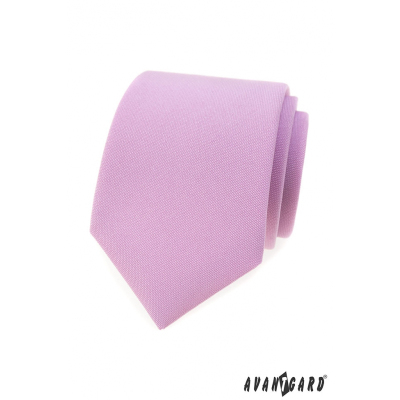 Matná kravata vo farbe lila