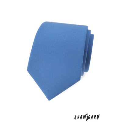 Svetlo modrá, matná kravata