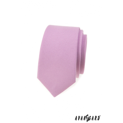 Slim kravata vo farbe lila