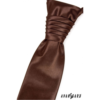 Francúzska kravata čokoládová