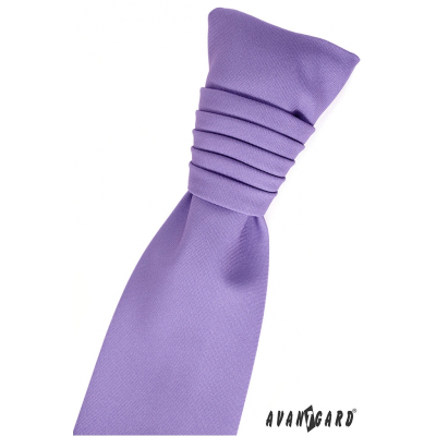 Francúzska kravata vo farbe lila