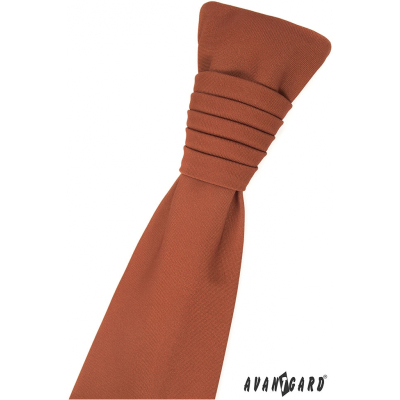 Škoricovo hnedá francúzska kravata