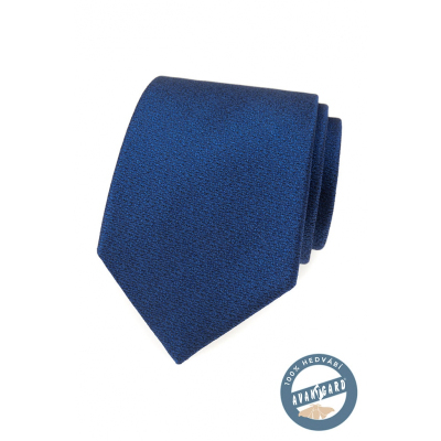 Elegantné modrá hodvábna kravata