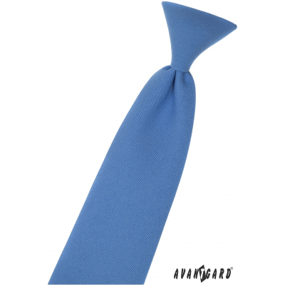 Modrá chlapčenská kravata 31 cm
