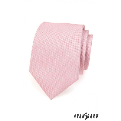 Svetlo ružová kravata v púdrovom odtieni