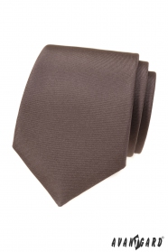 Elegantná béžová kravata v mate