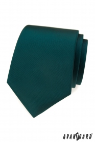 Smaragdově zelená pánská kravata
