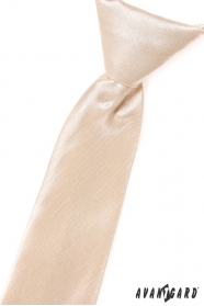 Chlapčenská kravata - Ivory lesklá